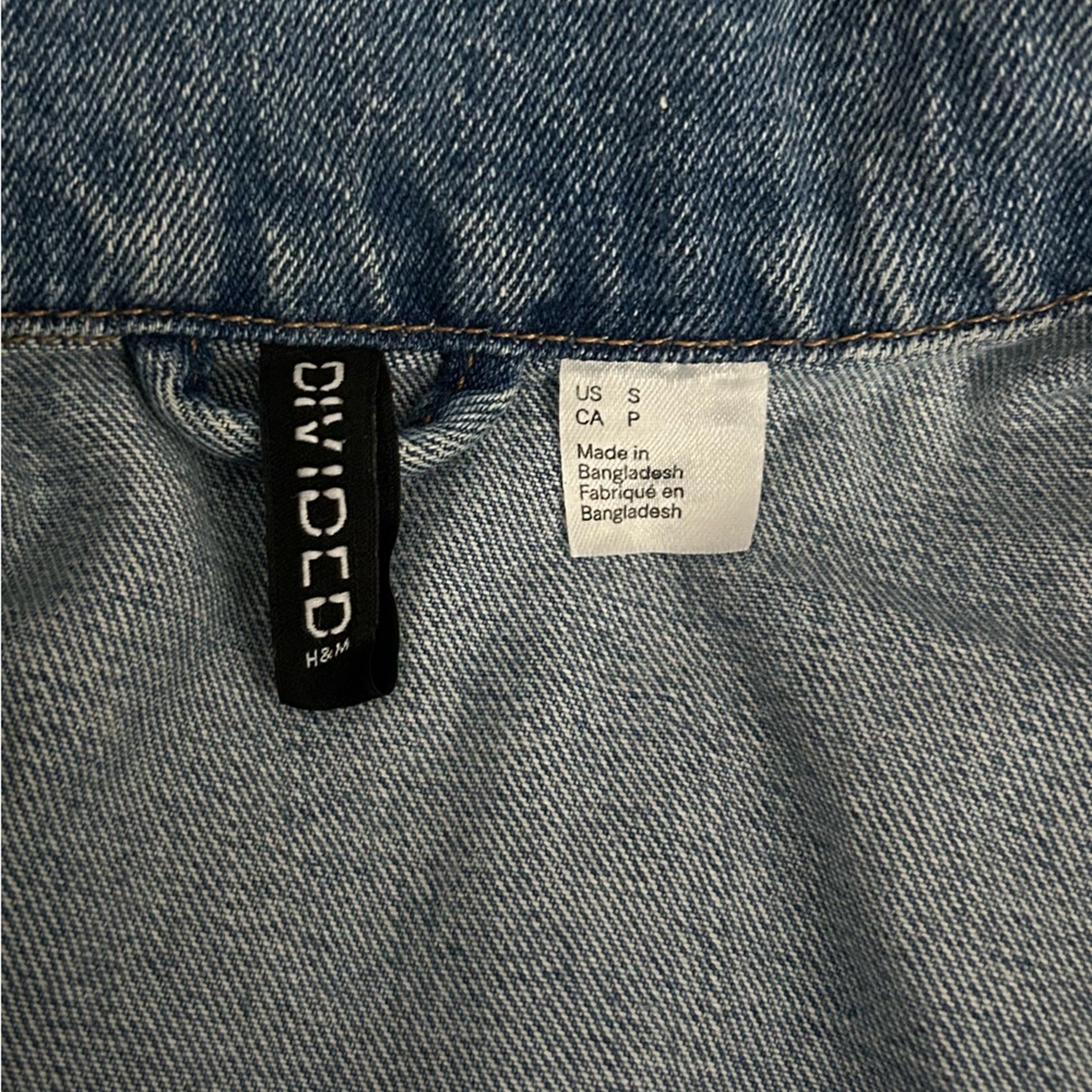 Blue jean denim jacket - Picture 3 of 4